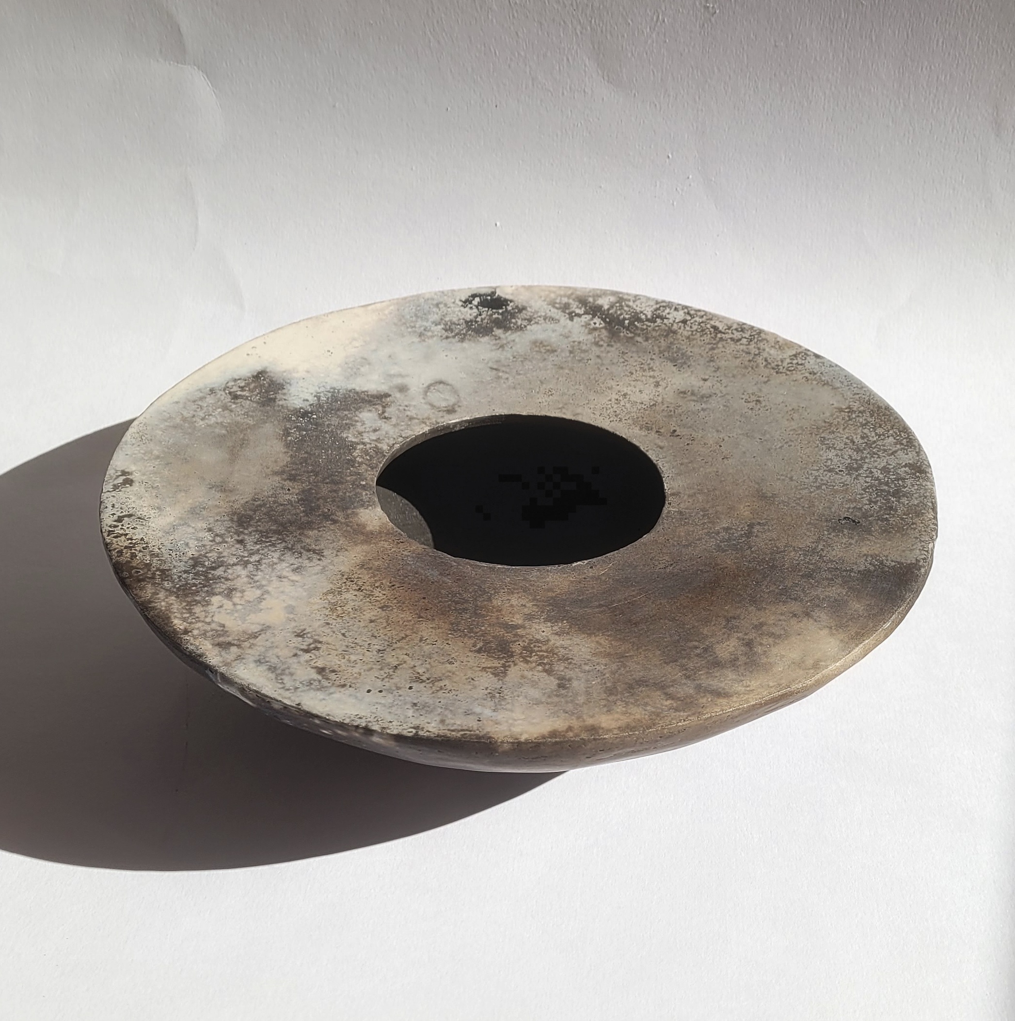 The Orbit Smoke Fired Sculpture